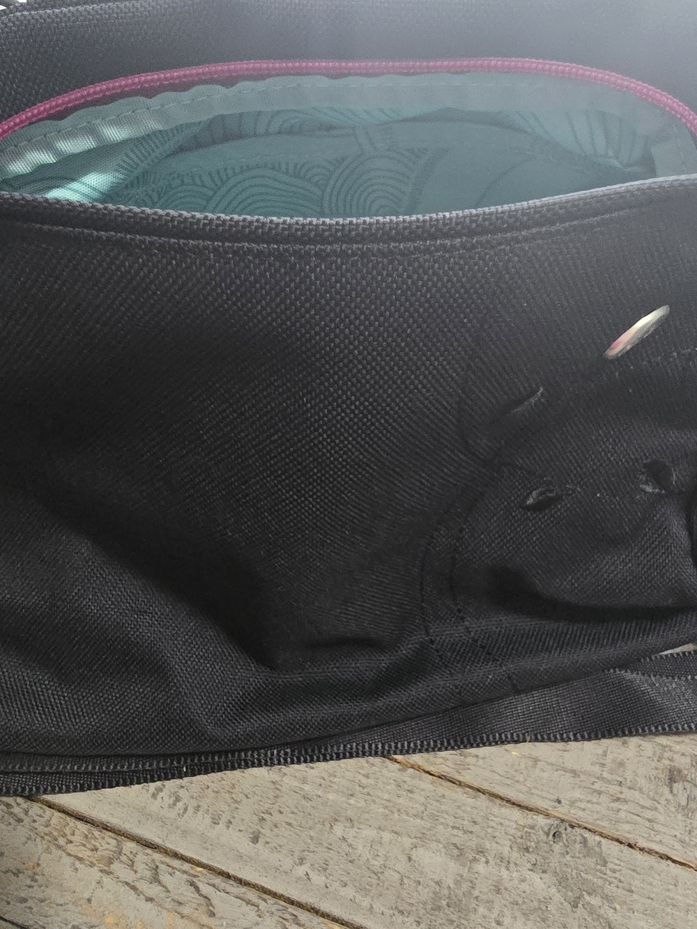 Hailku Shoulder Bag with Teal Lining